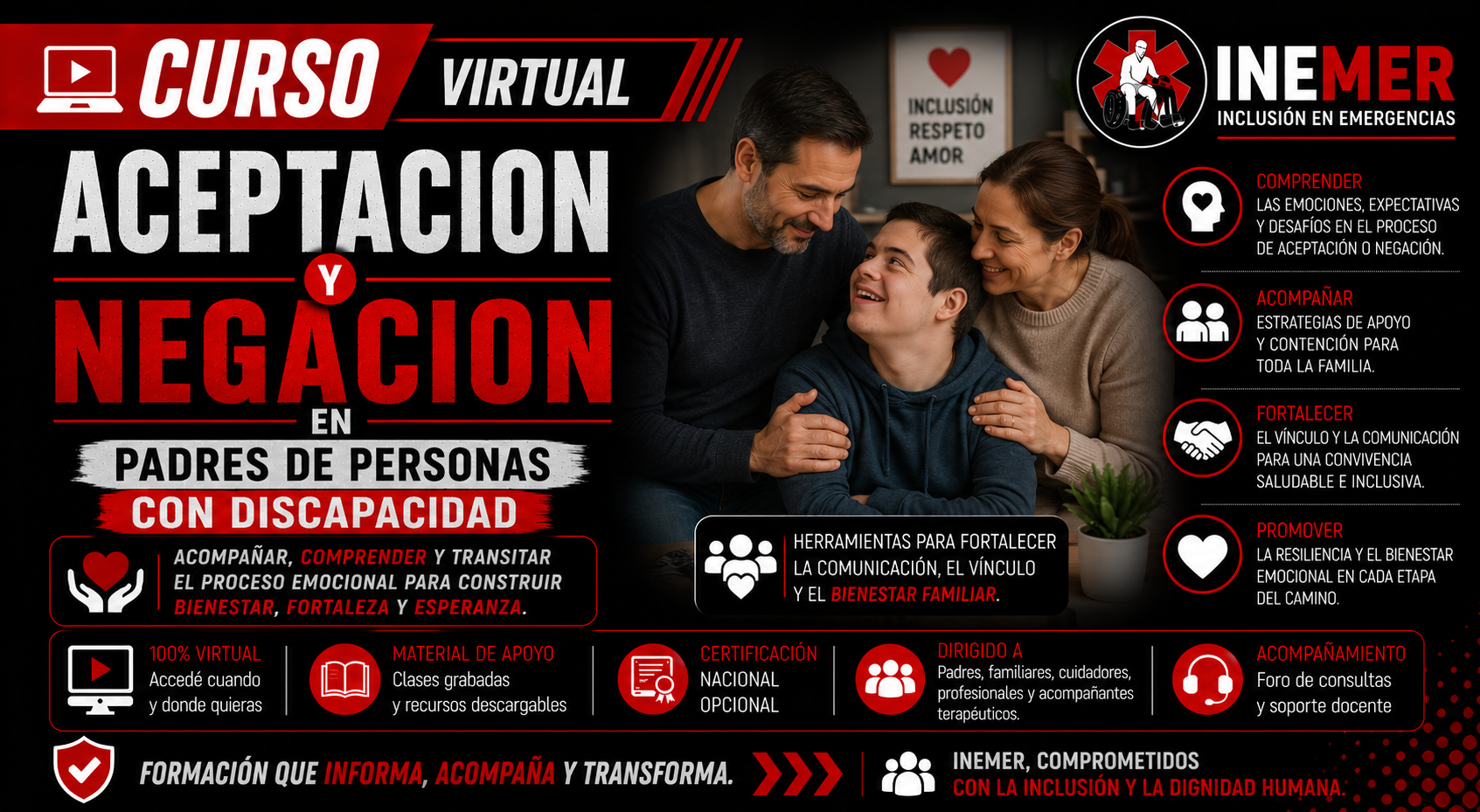 Aceptación y Negación en Padres de Hijos con Discapacidad: El Proceso que Nadie Prepara a Atravesar
