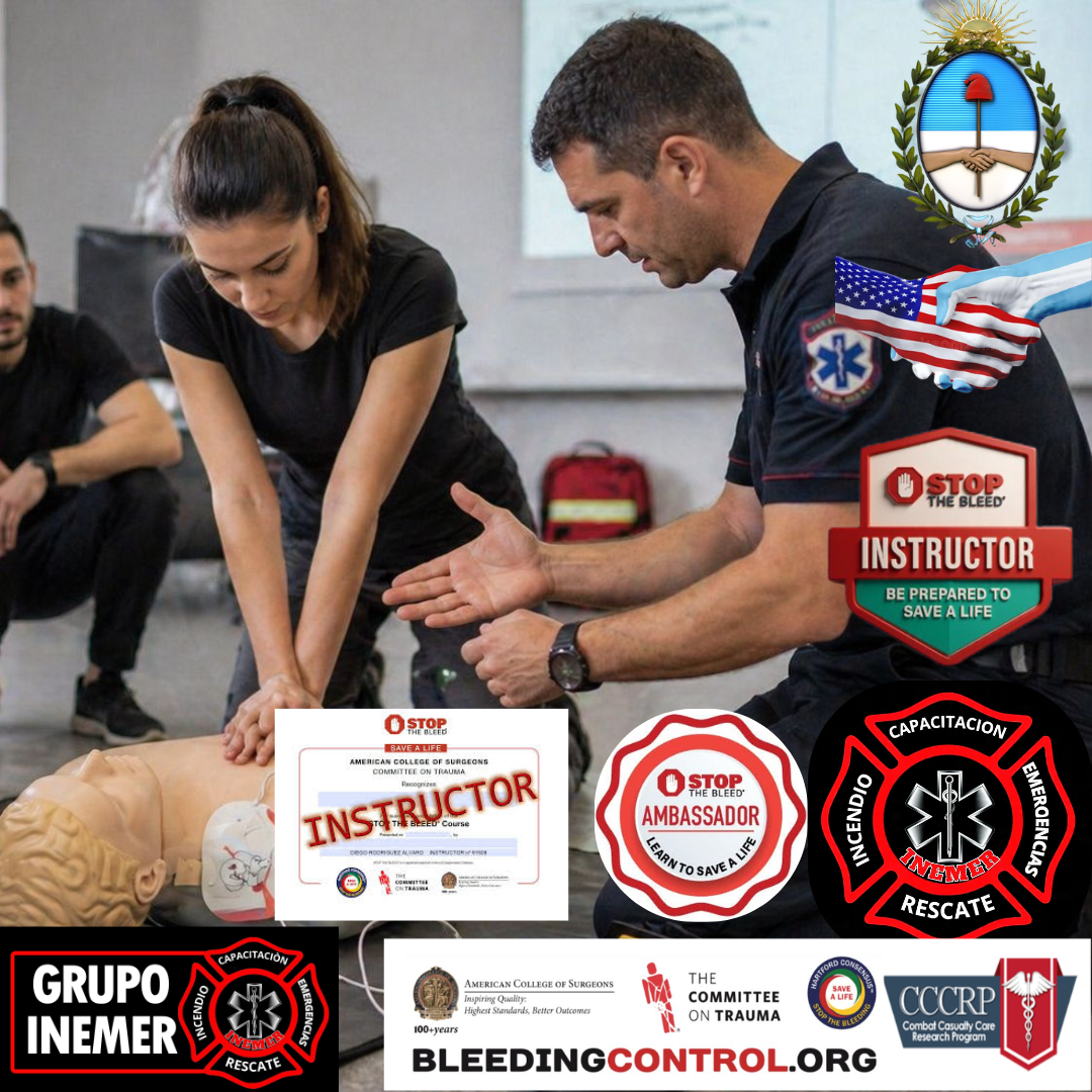 Doble Instructorado - RCP+DEA y Stop The Bleed: Convertite en el Instructor que Tu Comunidad Necesita