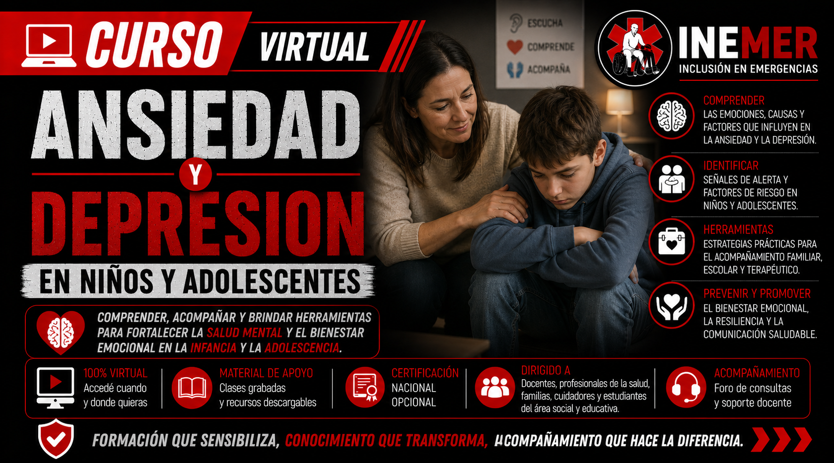Ansiedad y Depresión en Niños y Adolescentes: Lo que el Cerebro Joven Está Tratando de Decirte
