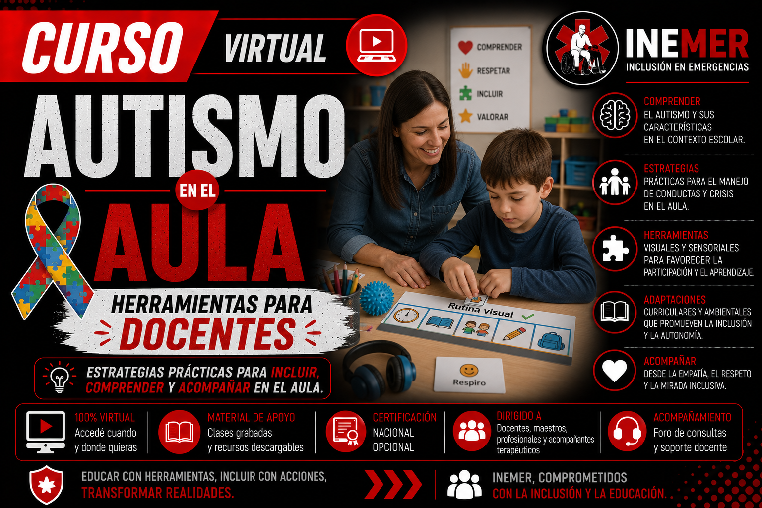 Autismo en el Aula: Herramientas y Neurociencia para Docentes que Quieren Hacer la Diferencia